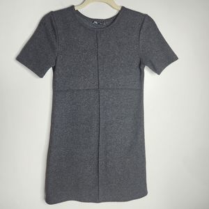 Zara Gray Short Sleeve Dress